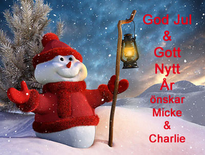 God Jul, Micke & Charlie!