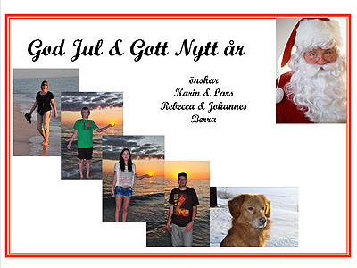 God Jul, Karin & Lars!