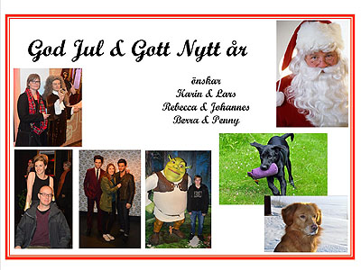 God Jul, Karin & Lars!