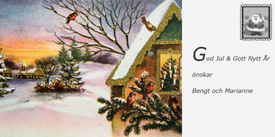 God Jul, Bengt & Marianne!